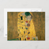 Carte Postale Le baiser - Gustav Klimt (Devant / Derrière)