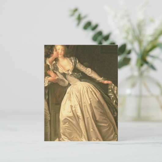 Carte Postale Le baiser volé, c.1788 (Debout devant)