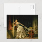 Carte Postale Le Baiser volé Fragonard (Devant / Derrière)