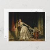 Carte Postale Le baiser volé par Jean-Honore Fragonard (Devant / Derrière)