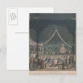 Carte Postale Le bal de la Bastille (Devant / Derrière)