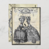 Carte Postale Le bal d'Halloween (Devant / Derrière)