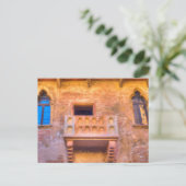Carte Postale Le Balcon de Juliet Vérone Art (Debout devant)