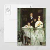 Carte Postale Le Balcon - Edouard Manet (Devant / Derrière)