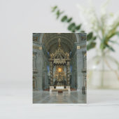 Carte Postale Le Baldacchino, le haut autel et la chaise (Debout devant)