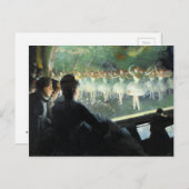 Carte Postale Le Ballet Blanc (Devant / Derrière)