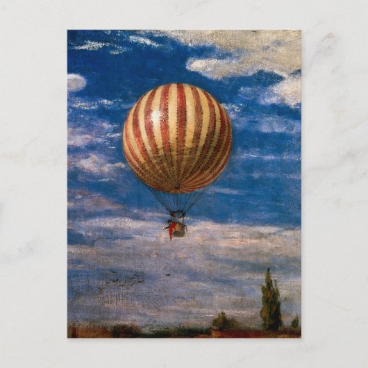 Carte Postale Le ballon, 1878 (Devant)