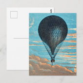 Carte Postale Le Ballon par E. Pichot, (Devant / Derrière)