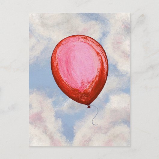 CARTE POSTALE LE BALLON PERDU ~ (Devant)