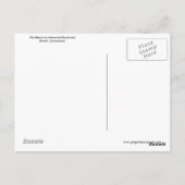 Carte Postale Le Banc sur Memorial Boulevard, Bristol CT (Dos)