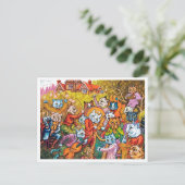Carte Postale Le Band Joue, Louis Wain (Debout devant)