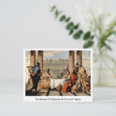 Carte Postale Le Banquet De Cleopatra De Giovanni Tiepolo (Debout devant)