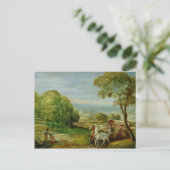 Carte Postale Le baptême de l'Eunuch éthiopien (Debout devant)