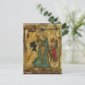 Carte Postale Le baptême de l'icône chrétienne orthodoxe du Chri (Debout devant)