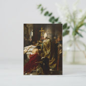 Carte Postale Le baptême de Vajk par Gyula Benczúr (1875) (Debout devant)