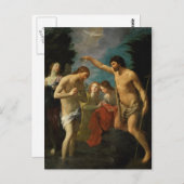 Carte postale "Le Baptême du Christ" (Devant / Derrière)