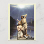 Carte Postale Le baptême du Christ (Devant)