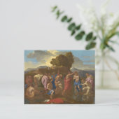 Carte Postale Le baptême du Christ, 1641-42 (Debout devant)