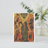 Carte Postale Le baptême du Christ icône byzantine (Debout devant)