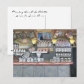 Carte Postale Le bar à singes et La Palette (Devant / Derrière)