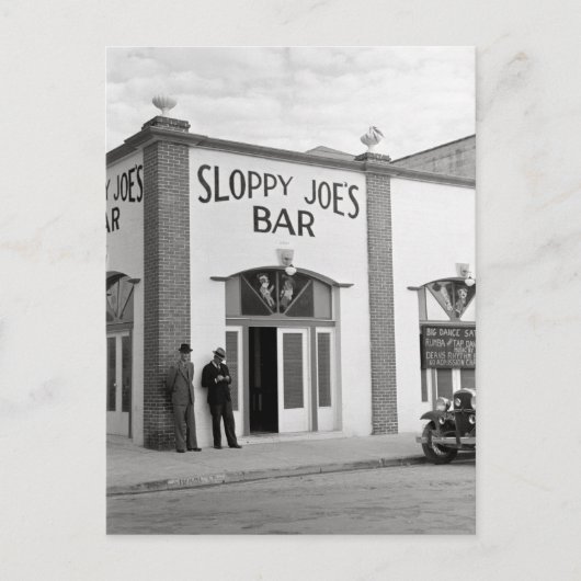 Carte Postale Le bar Sloppy Joe's, 1938 (Devant)