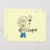 Carte Postale Le barbecue est devenu incorrect (Devant / Derrière)