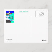 Carte Postale Le Barbier (Dos)