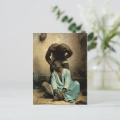 Carte Postale Le barbier de Suez" de Leon Bonnat, 1876. (Debout devant)