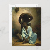 Carte Postale Le barbier de Suez par Bonnat (Devant / Derrière)