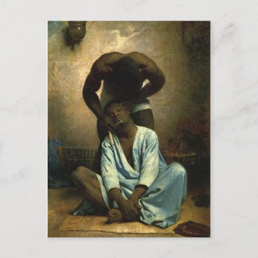 Carte Postale Le barbier de Suez par Bonnat (Devant)