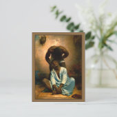 Carte Postale Le barbier de Suez par Leon Bonnat (Debout devant)