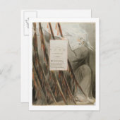 Carte Postale Le barde : Une ode Pindaric, 'des poèmes de Thoma (Devant / Derrière)