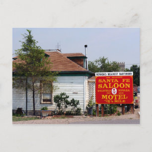 Carte Postale "Le barman du Nevada". Goldfield Nevada