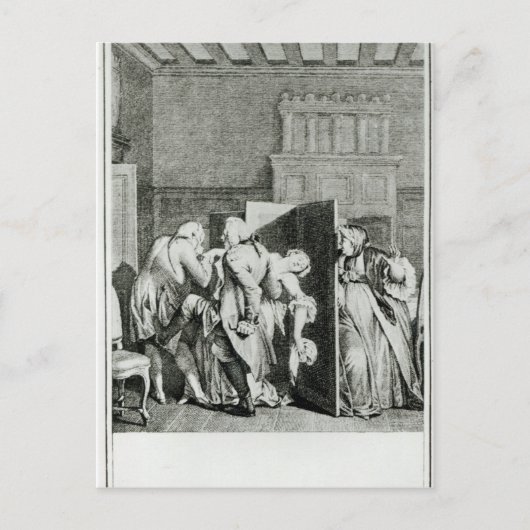 Carte Postale Le baron...saluée candidate (Devant)