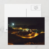 Carte Postale Le barrage Hoover la nuit (Devant / Derrière)