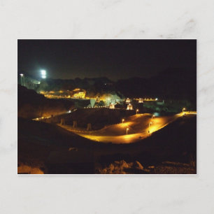 Carte Postale Le barrage Hoover la nuit