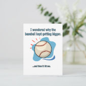 Carte Postale Le baseball (Debout devant)