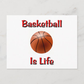 Carte Postale Le basket-ball, c'est la vie