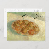 Carte Postale Le Basket de Van Gogh (Devant / Derrière)