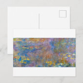 Carte Postale Le bassin aux nymphéas à Giverny, Claude Monet (Devant / Derrière)