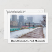 Carte Postale Le bateau de démonstration du Minnesota Centennial (Devant / Derrière)