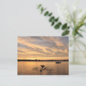 Carte Postale Le bateau solitaire, St. Mary's (Debout devant)
