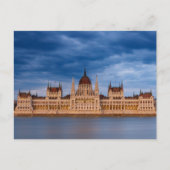 Carte Postale Le bâtiment du Parlement à Budapest, sur le Danube (Devant)