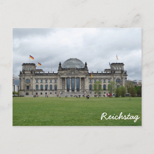 Carte Postale Le bâtiment du Reichstag, Berlin (Devant)