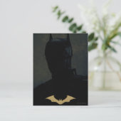 Carte Postale Le Batman Avec Symbole De Chat D'Or (Debout devant)
