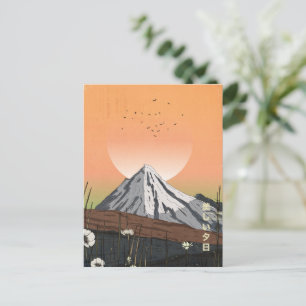 Carte Postale Le Beau Coucher de Soleil