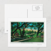 Carte Postale Le Beau Jardins EnsoleillésPasadena, CA (Devant / Derrière)