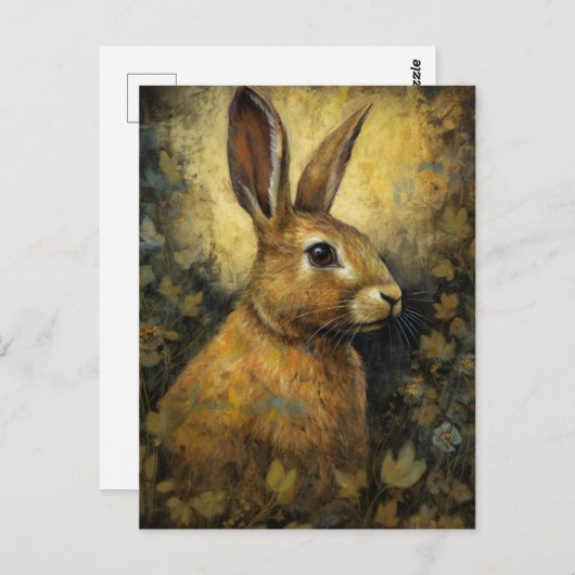 Carte Postale Le Beau Lapin (Devant / Derrière)