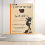 Carte Postale Le bébé d'Halloween brasse la sorcière Octobre<br><div class="desc">Cette conception peut être personnalisée dans la zone fournie en modifiant la photo et/ou le texte. Vous pouvez également le customiser en cliquant sur Personnaliser ce Modèle, puis en choisissant l'option cliquer pour customiser et supprimer ou modifier la couleur de l'arrière - plan, ajouter du texte, modifier la couleur ou...</div>
