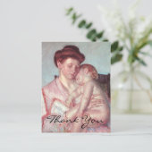 Carte Postale Le bébé endormi de Cassatt (Debout devant)